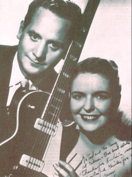 Les Paul und <b>Mary Ford</b> - Les-Paul-Taufpate-und-Geburtshelfer-der-Gitarre-mit-seiner-Frau-und-musikalischen-Partnerin-Mary-Ford