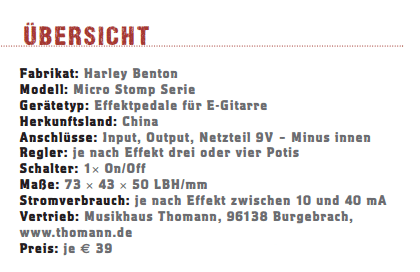 Harley Benton Micro Stomp_profil