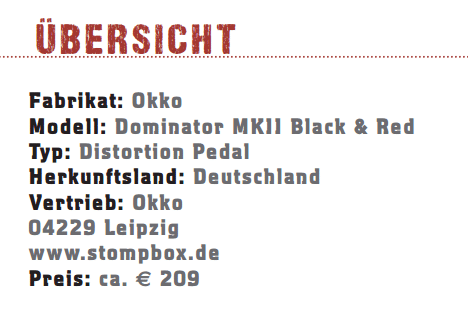 Okko Dominator MKII Black and Red_profil