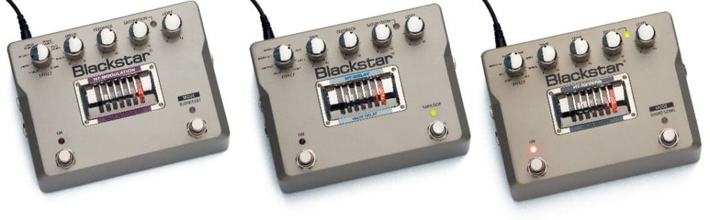 Drei Effektgeräte von Blackstar