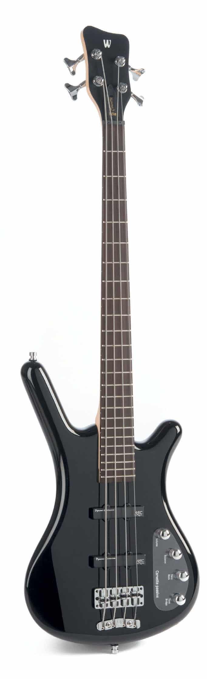 E-Bass von RockBass by Warwick, schwarz, stehend