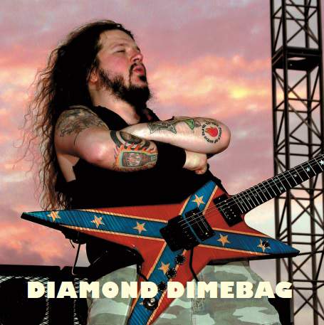 Dimebag Darrell mit Gitarre