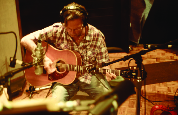 Eric Clapton im Studio