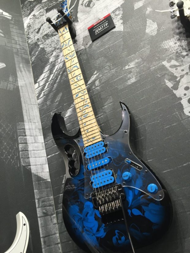 Ibanez JEM77P Blue Floral Pattern