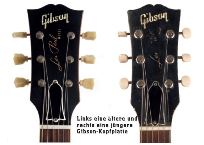Gibson Kopfplatten