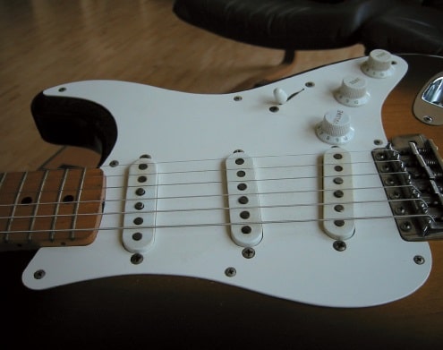 Die drei Singlecoils der Fender Stratocaster