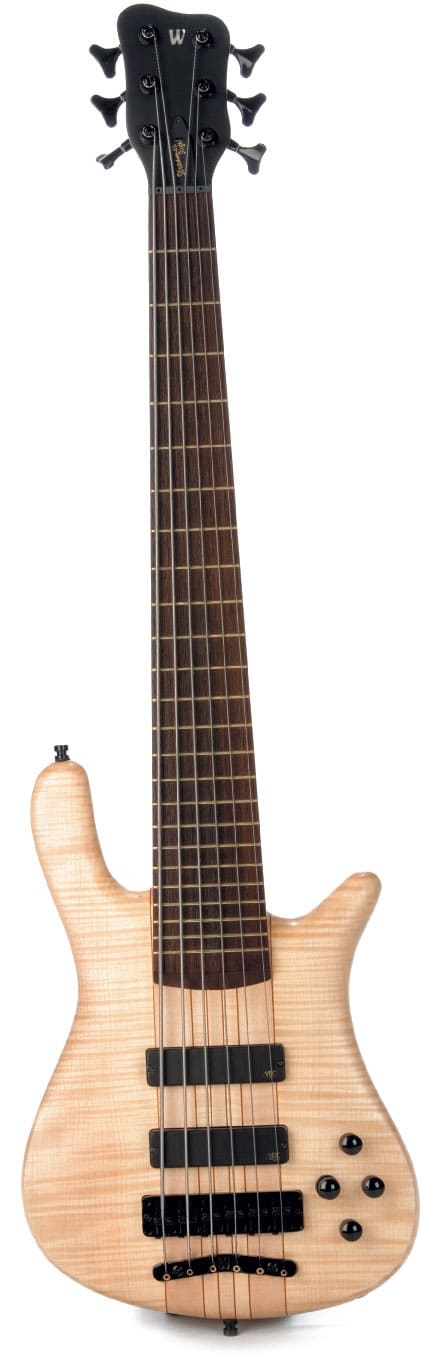 Sechssaitiger Warwick-Bass, stehend