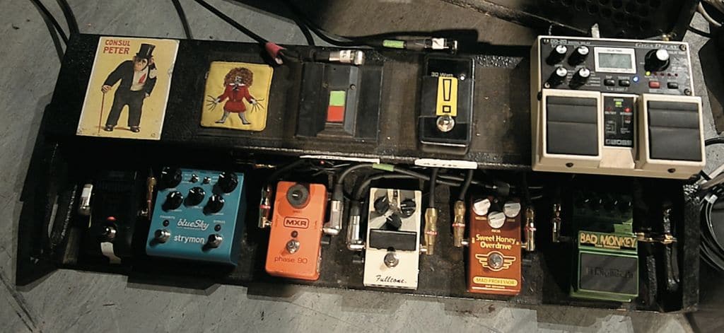 Peter Baumanns Pedalboard