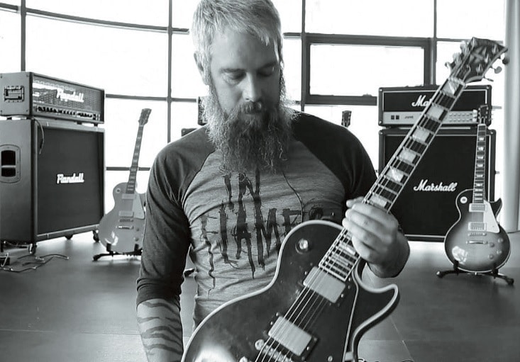 Gelotte mit Les Paul