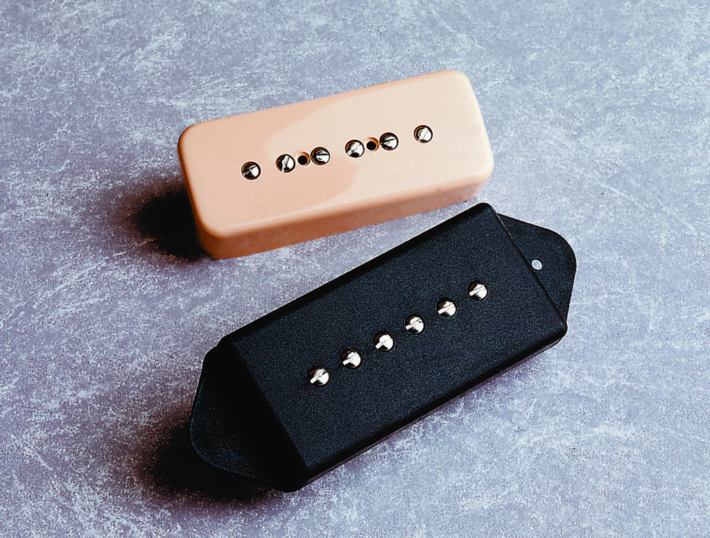 P-90/P-100 mit Soapbar- (oben) und Dog-Ear-Kappe.