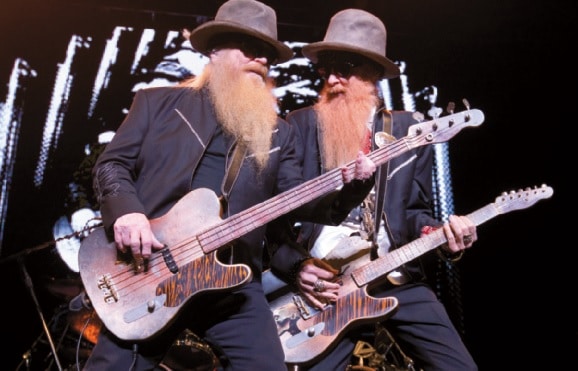 Dusty Hill und Billy Gibbons auf der Bühne