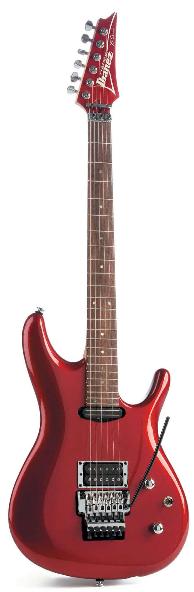 E-Gitarre von Ibanez, rot, stehend