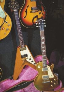 Gibson Les Paul Goldtop und Flying V