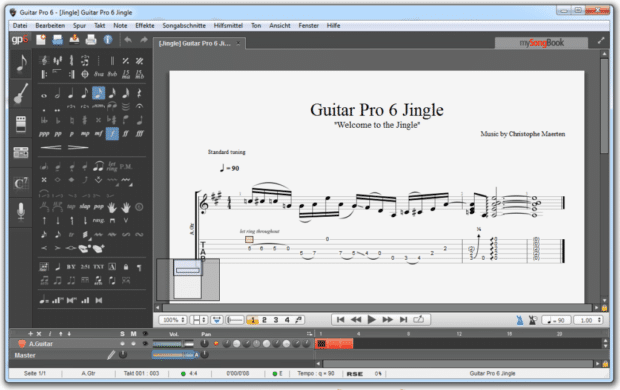 Guitar Pro Screenshot
