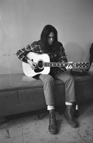 Neil Young With Guitar