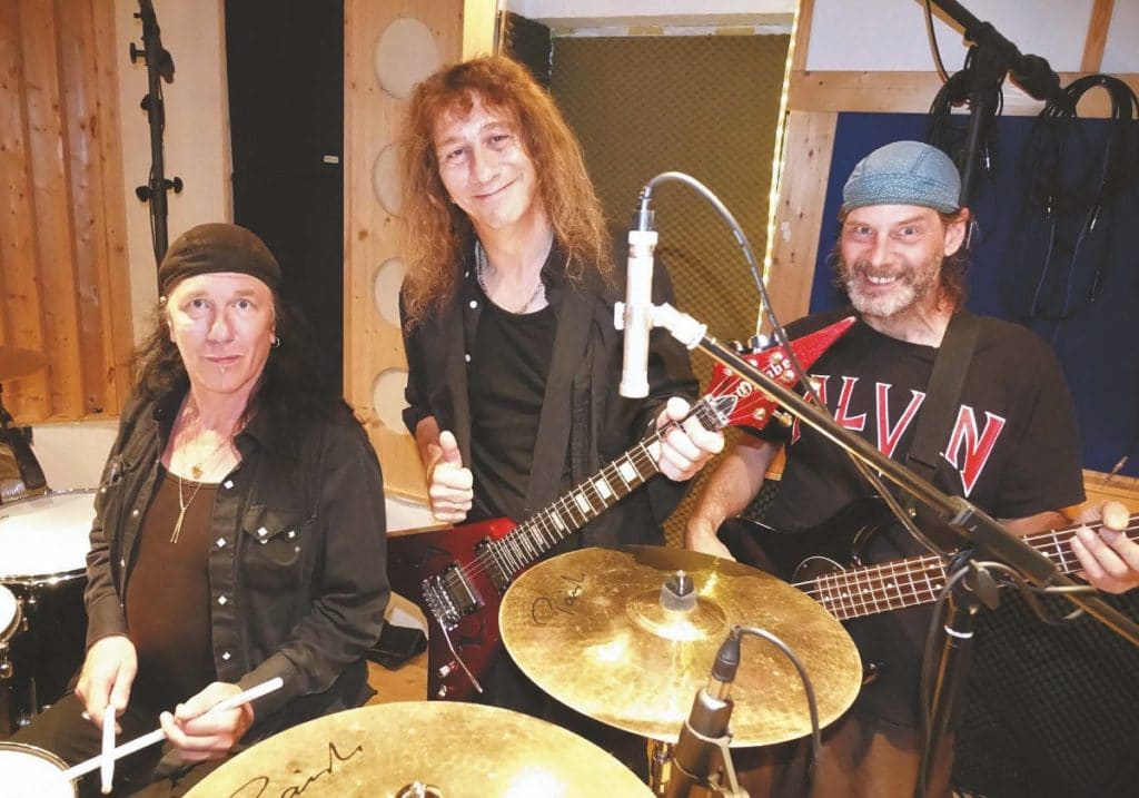 Anvil Trio with instruments