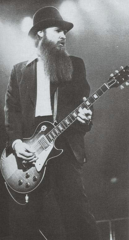 Billy Gibbons young Les Paul
