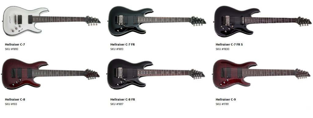 Schecter Modelle