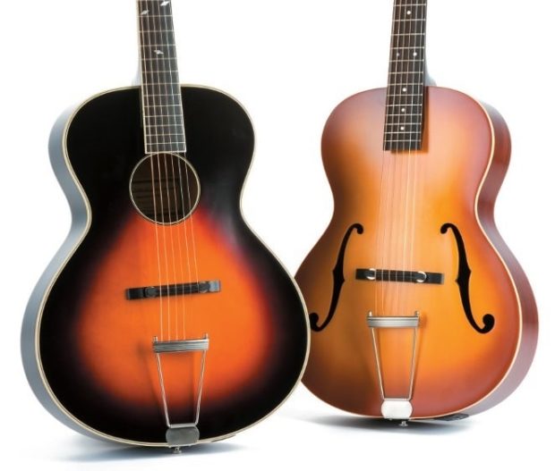 Die akustik-Gitarren der Masterbilt-Serie sind mit verschiedenen Schalllöchern versehen