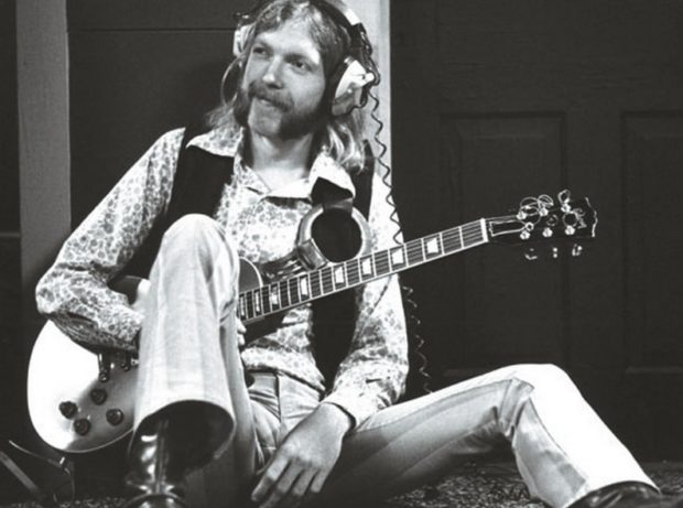 Duane Allman in Schwarzweiß