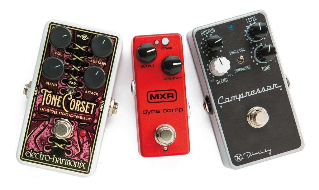 Vergleichstest: Keeley Compressor Plus, Electro Harmonix Tone Corset, MXR  Dyna Comp Mini