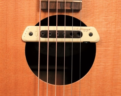 Magnetic Pickup Transducer mit Volume Tone Tuner Kit für Akustikgitarre Dilwe 12 Loch Akustische Gitarren Tonabnehmer 