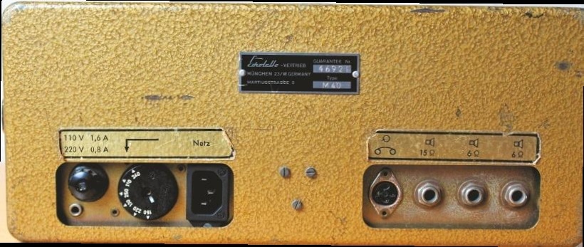 Rückansicht 1964 Klemt Echolette M40