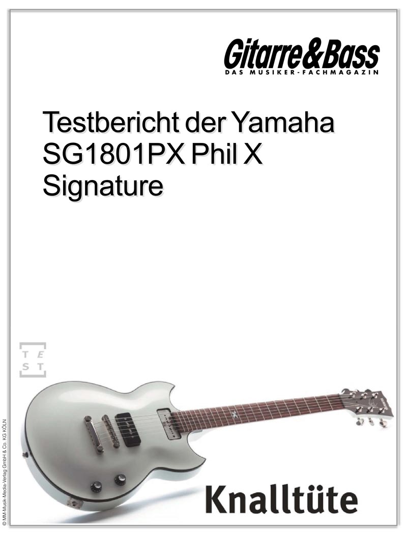 Produkt: Testbericht: Yamaha SG1801PX Phil X Signature