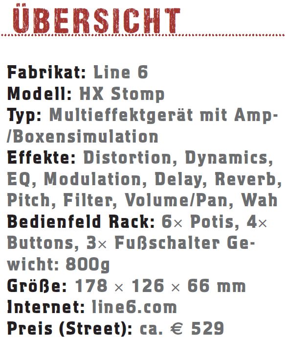 Line 6 HX Stomp