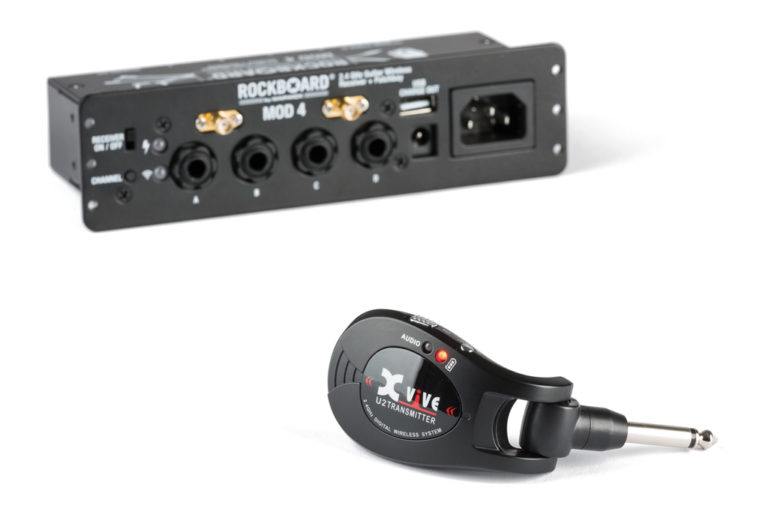 Test RockBoard MOD4 XVive U2 WirelessModul, Cinque 5.2 Pedalboard