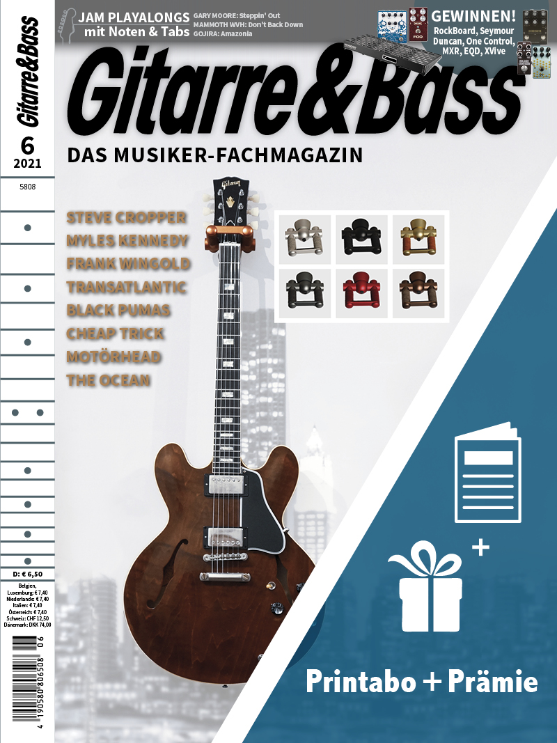 Produkt: Gitarre & Bass Jahresabonnement Print inkl. Aboprämie