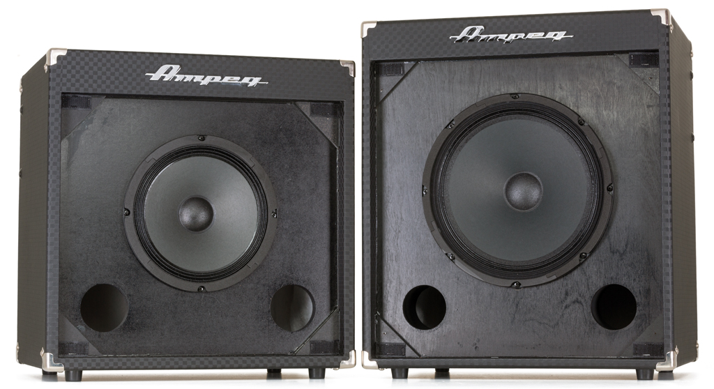 Ampeg Rocket Bass RB-108 und RB-110 ohne Frontbespannung