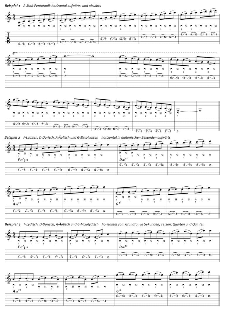 Guitar Basics Legato 3 Slides GITARRE & BASS